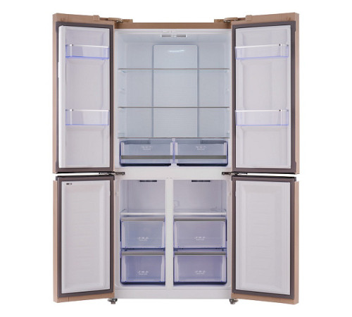 Холодильник TESLER RCD-482I BEIGE GLASS