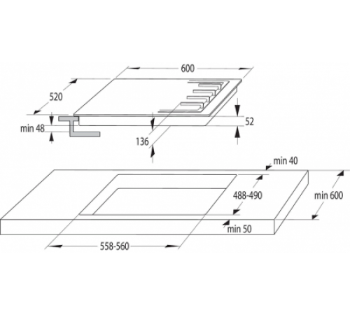 Варочная поверхность GORENJE GCW 641 SYB