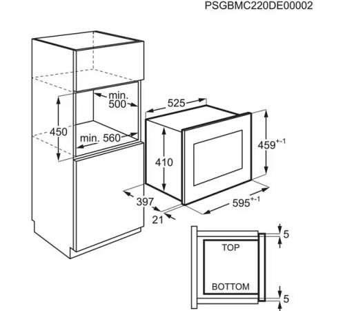 Микроволновая печь AEG MBE2658SEM