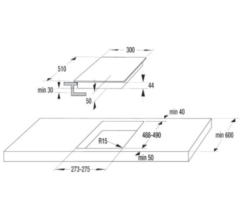 Варочная панель домино Gorenje ECT 330 CSCW