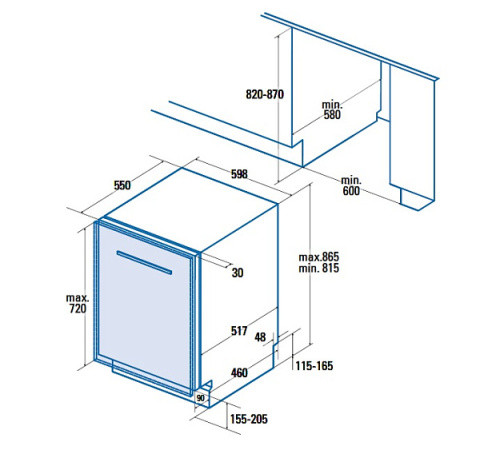 Посудомоечная машина CATA LVI61014