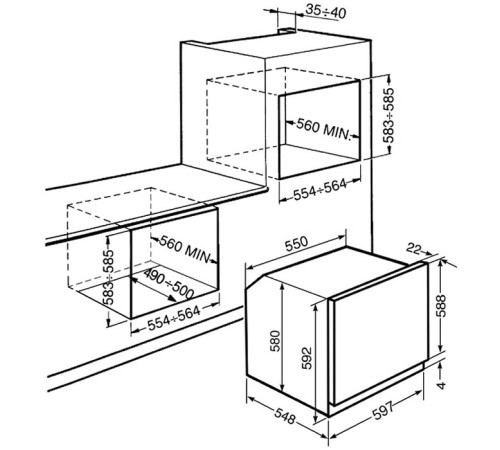 Встраиваемый шкаф для подогревания посуды BOSCH bic 630 ns1