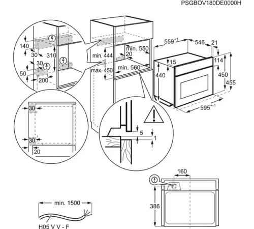 Микроволновая печь ELECTROLUX EVM6E46Z