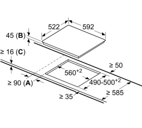 Варочная поверхность BOSCH PKE611FP2R