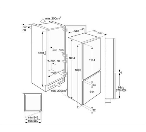 Холодильник SMEG C41941F
