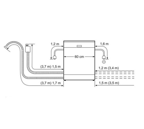 Посудомоечная машина BOSCH smv88tx50r