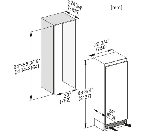 Холодильник MIELE K 2802 Vi MasterCool