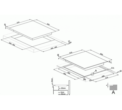 Варочная панель SMEG PV364LCN