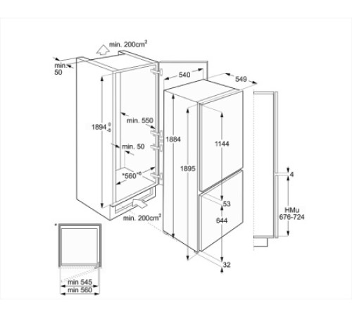 Холодильник SMEG C41941F1