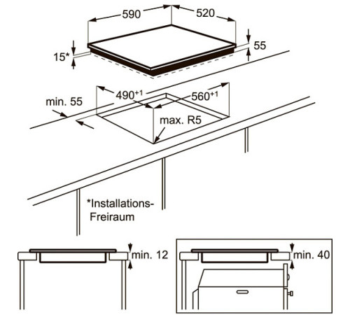 Поверхность ZANUSSI  zem 56740 bb
