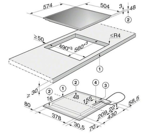 Варочная панель Miele KM 6314