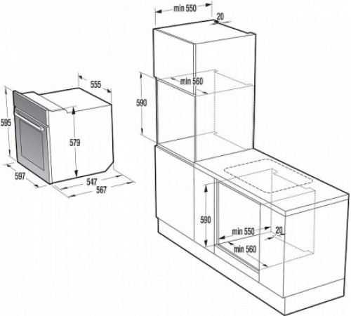 Духовой шкаф GORENJE GP 898 B