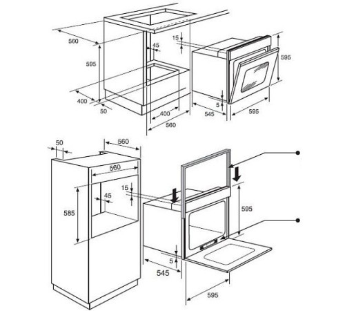 Электрический духовой шкаф CANDY fxe629x