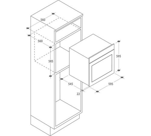 Электрический духовой шкаф CANDY fpe 603/6nx