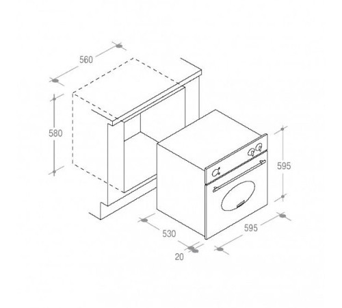 Духовой шкаф CANDY r 340/3 tf