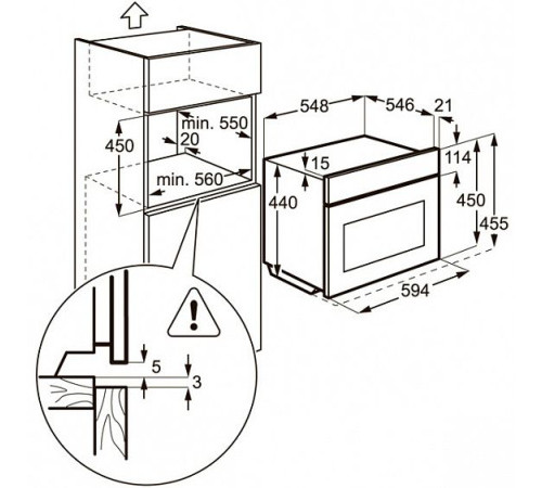Духовой шкаф ZANUSSI zkc 54451 xa