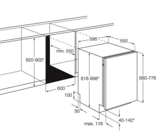 Посудомоечная машина AEG F 78702 VI0P