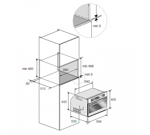 Микроволновая печь FULGOR FCMO 4507 TM WH