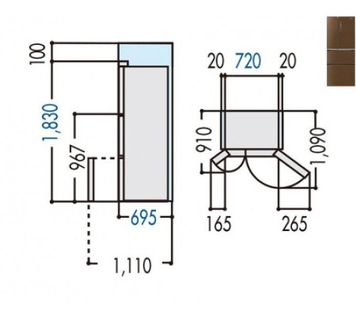 Винный шкаф DUNAVOX DAFT-24.68DSC