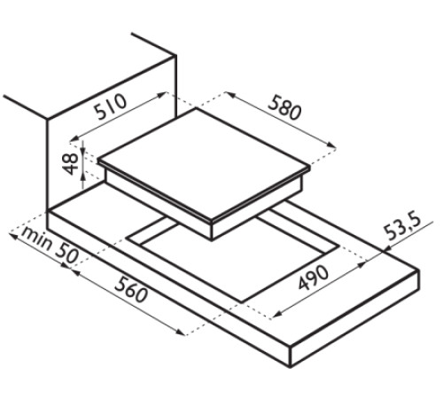Варочная панель ARDESIA PM 29 FH