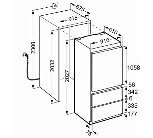 Холодильник LIEBHERR ECBN 6156 617