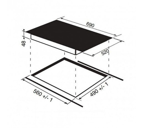 Поверхность HOTPOINT-ARISTON krc 741 d z