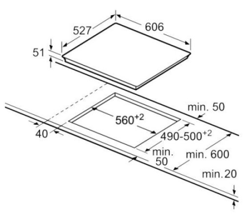 Встраиваемая индукционная варочная панель BOSCH PIE675DC1E