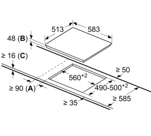 Варочная поверхность BOSCH PKE645BB2R