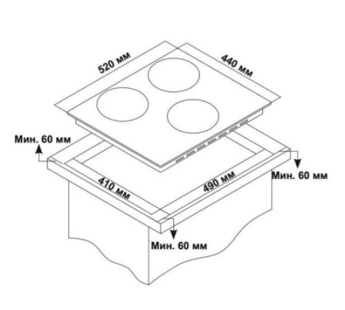 Варочная поверхность DELVENTO V45V35R001