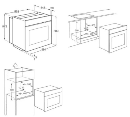 Духовой шкаф ZANUSSI zob 35772 bk