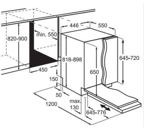 Посудомоечная машина AEG FSE74527P