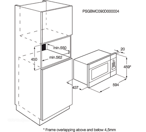 Микроволновая печь AEG mcd 2664 e-m