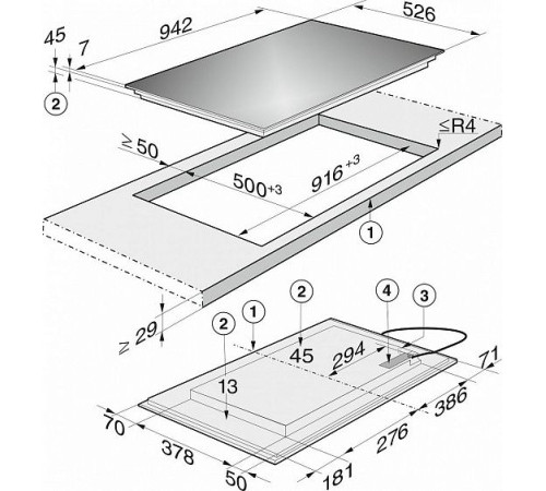 Варочная панель MIELE KM6388 сталь