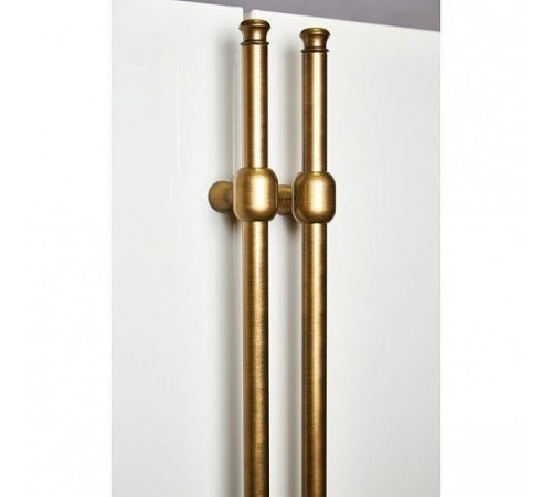 Холодильник IO MABE ORGS2DFFFBI бежевый, ручки золото/бронза