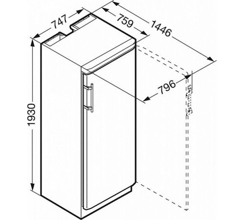 Холодильник SMEG FAB28RDEG5