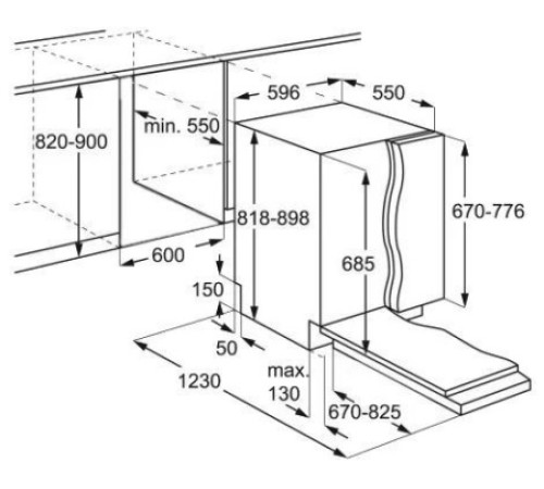 Посудомоечная машина AEG FSE 63700 P