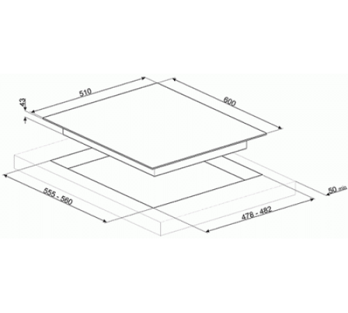 Варочная поверхность газовая SMEG PX164L