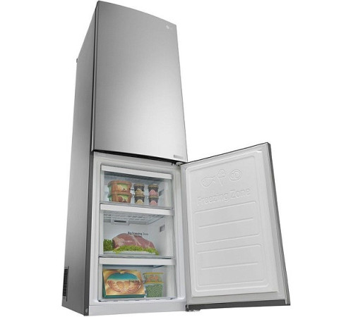 Холодильник LG GB-B59PZGFS серебристый