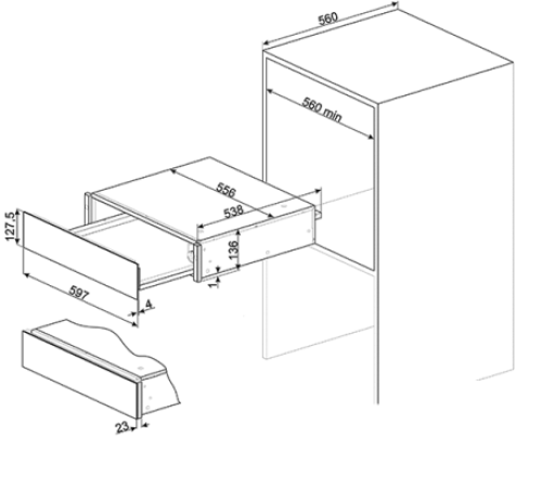 Ящик сомелье SMEG CPS115N