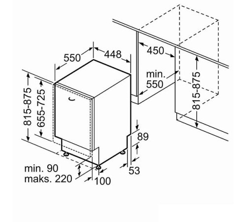Посудомоечная машина BOSCH SPV4EMX25E