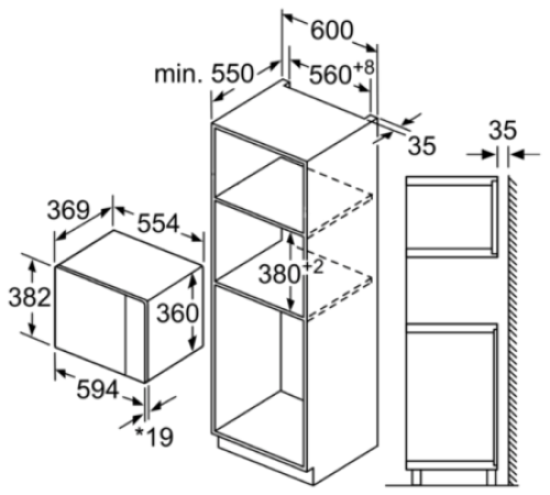 Микроволновая печь Bosch BFL554MS0