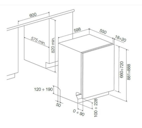 Посудомоечная машина FULGOR FDW 82102