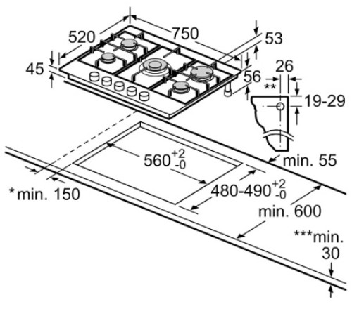 Варочная поверхность BOSCH PGQ7B5B90