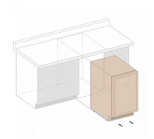 Винный шкаф DUNAVOX DAUF-45.125DSS.TO