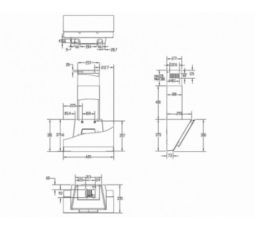Вытяжка HAIER HVX-W672GW