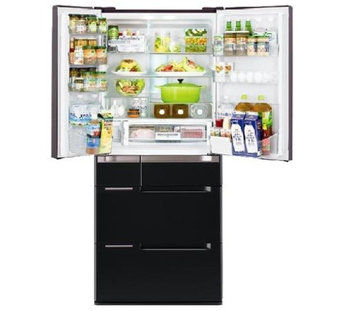 Холодильник  HITACHI R-G 690 GU XK (Crystal Black)