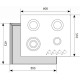 Газовая панель AKPO PGA 604 RGC-T BL