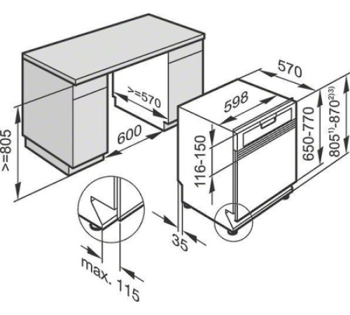 Посудомоечная машина MIELE G7310SCI