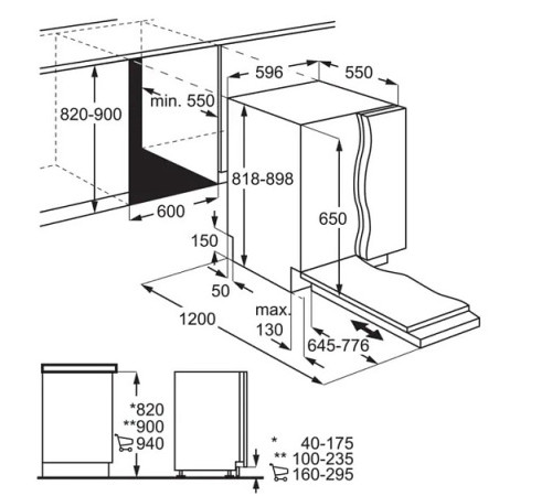 Посудомоечная машина ELECTROLUX EEG48300L