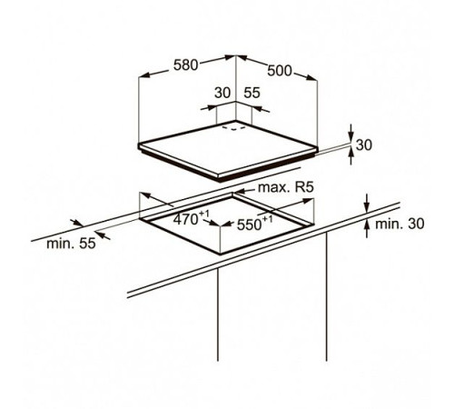 Поверхность ZANUSSI zgm 62444 xa